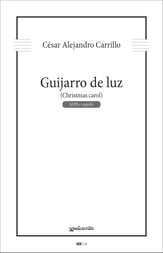 Guijarro de luz SATB choral sheet music cover